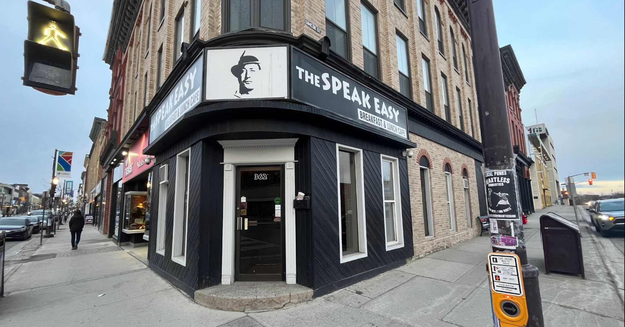 Exterior of The Speak Easy Cafe